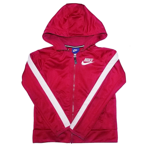 #1141 Nike Boys Jacket Coat Size Small 7 Red